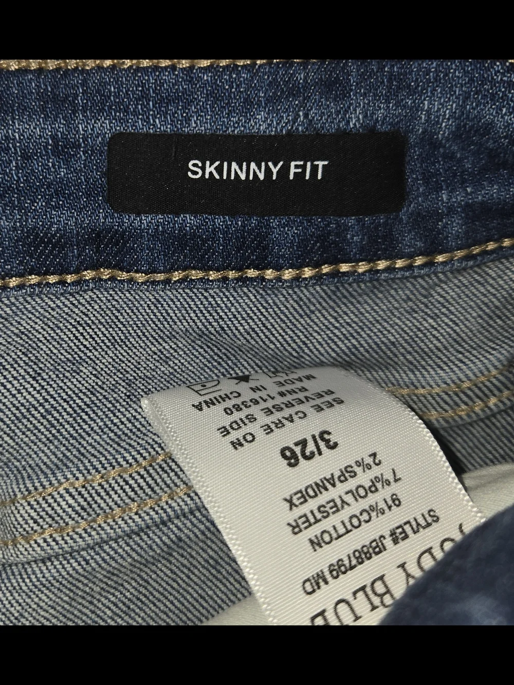 Judy Blue Medium Wash Skinny Jeans High Waisted 26 Inch Waist. - Picture 10 of 11